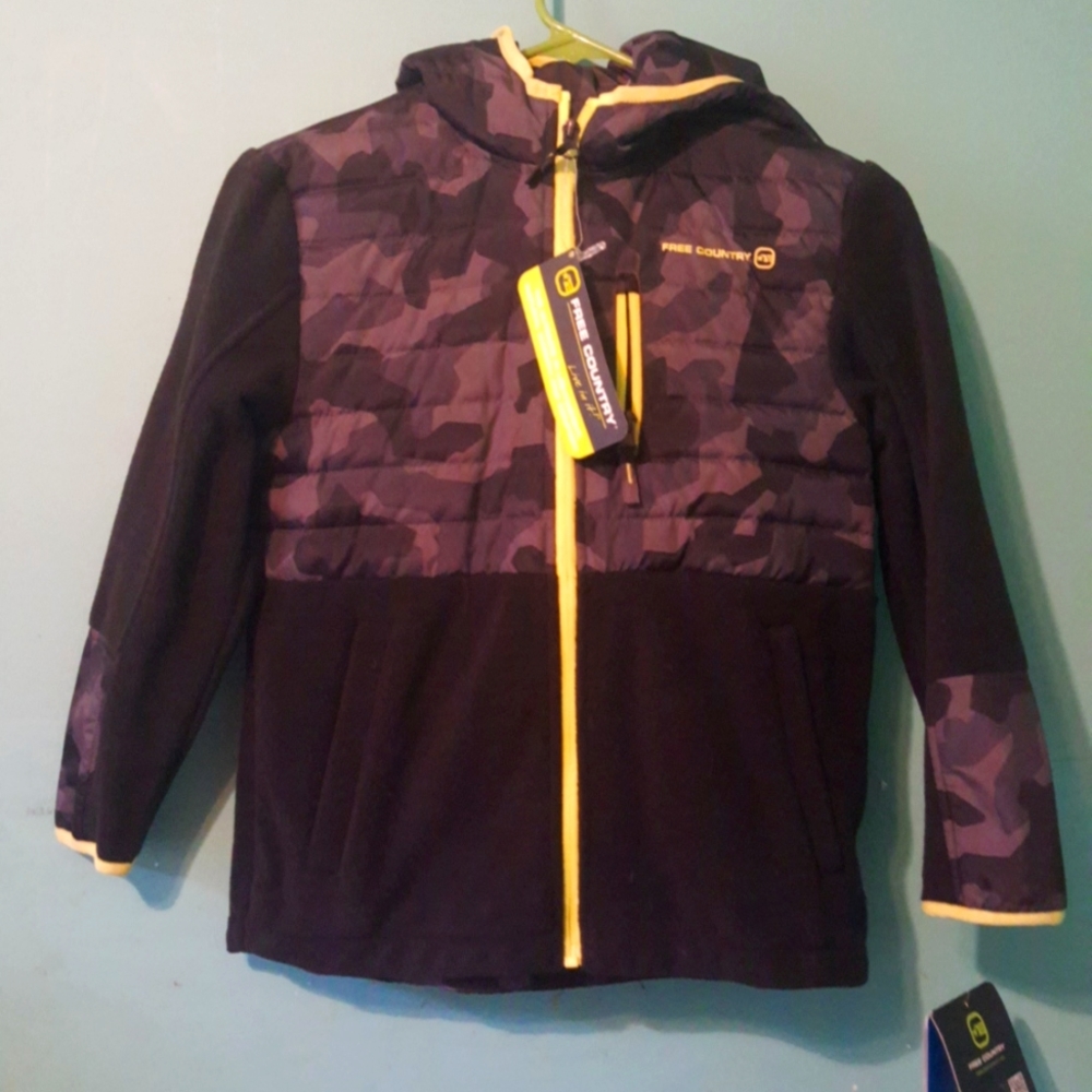 NWT - Free Country Power Down Hybrid Boys Jacket